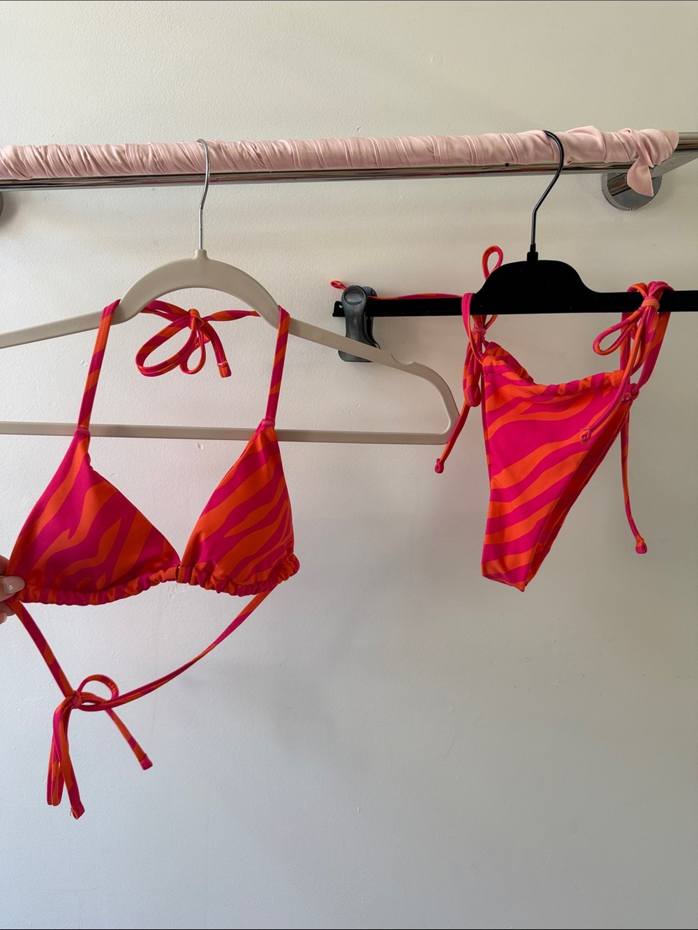 Pink and orange zebra set!